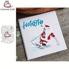 Catlove Santa Claus Christmas Metal Cutting Dies Scrapbooking Stencil Die
