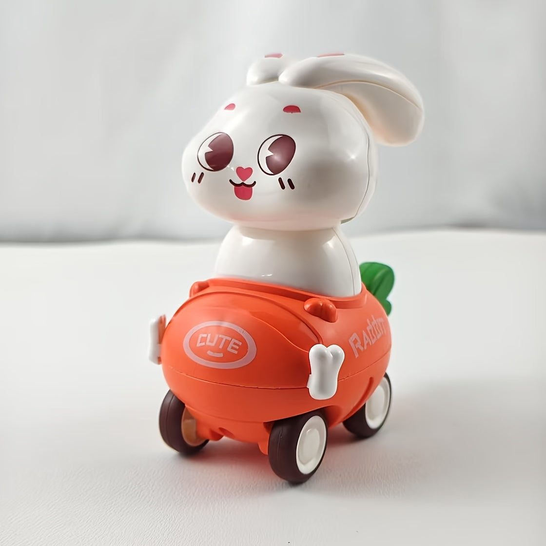 Durable Plastic Rabbit Toy Car Anti Fall Wear Resistant 5 Colors