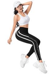 Pattern & Striped Yoga Workout Pants Activewear