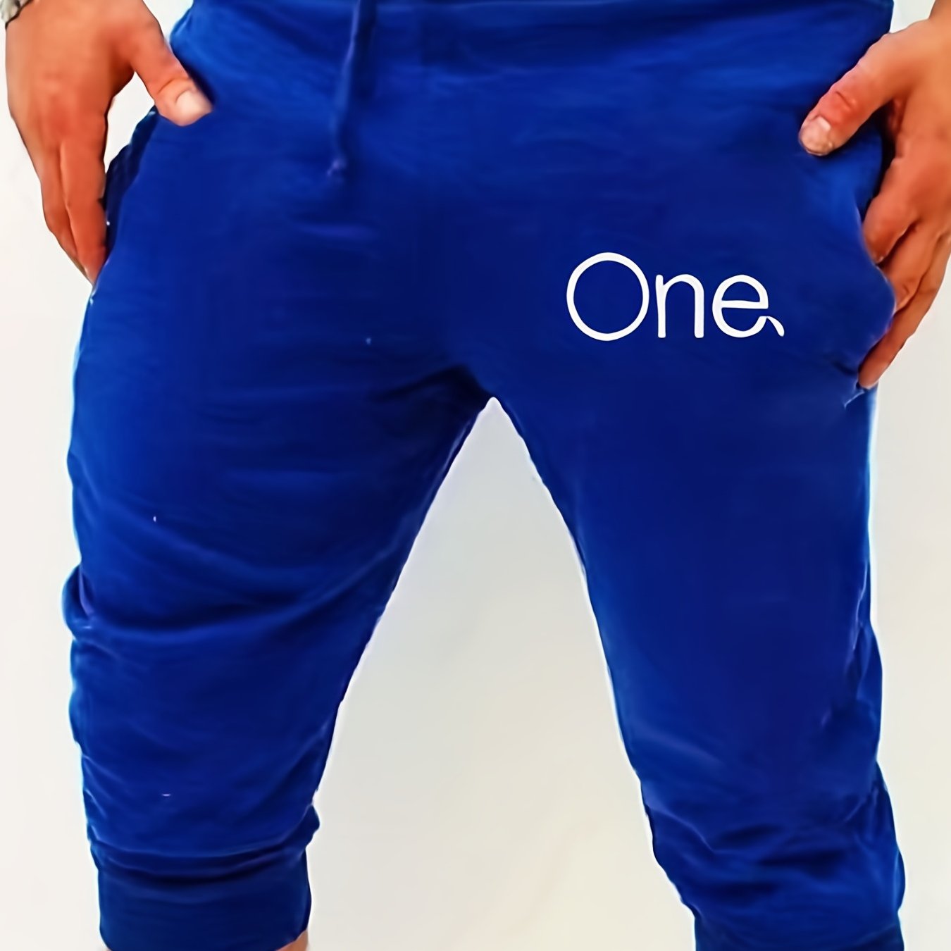 Men's Solid Color Knee-Length Drawstring Shorts for Summer