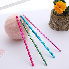 12pcs Aluminum Crochet Hooks Knitting Supplies