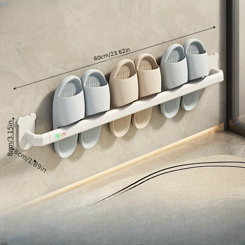 Perforation Bathroom Rack Wall Mounted Shoe Storage Rack