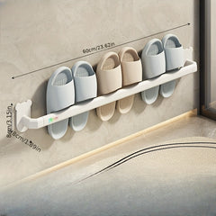 Perforation Bathroom Rack Wall Mounted Shoe Storage Rack