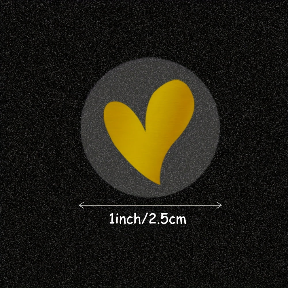 500pcs Heart Envelope Seals Thank You Stickers for Small Business Weddings