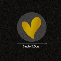 500pcs Heart Envelope Seals Thank You Stickers for Small Business Weddings