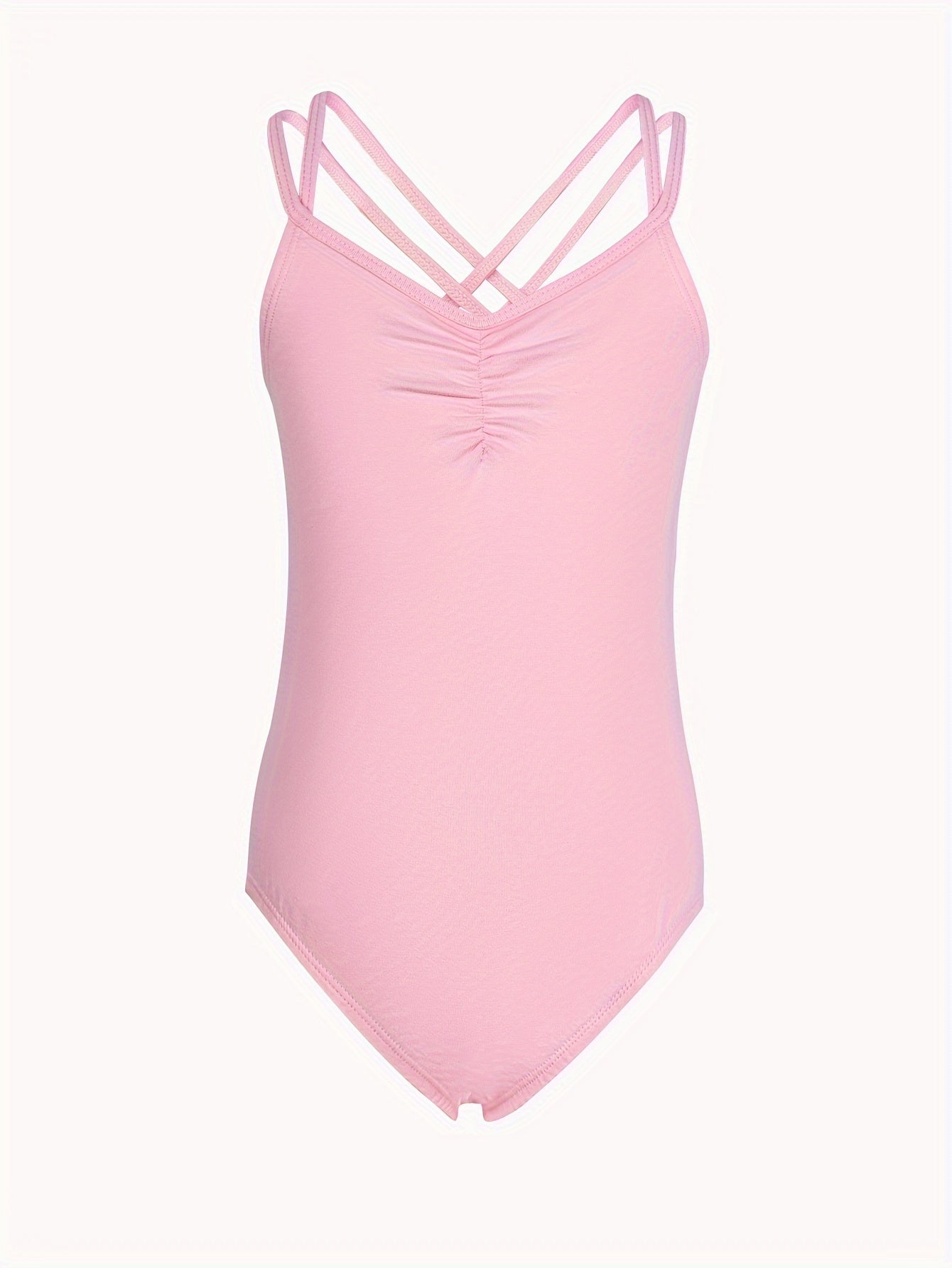 Girls Sweet Sleeveless Dance Suit For Ballet Gymnastics Practice