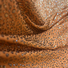 1pc Heavy Duty Rhinestone Fabric Mixed Sizes Full Diamond Embellishment