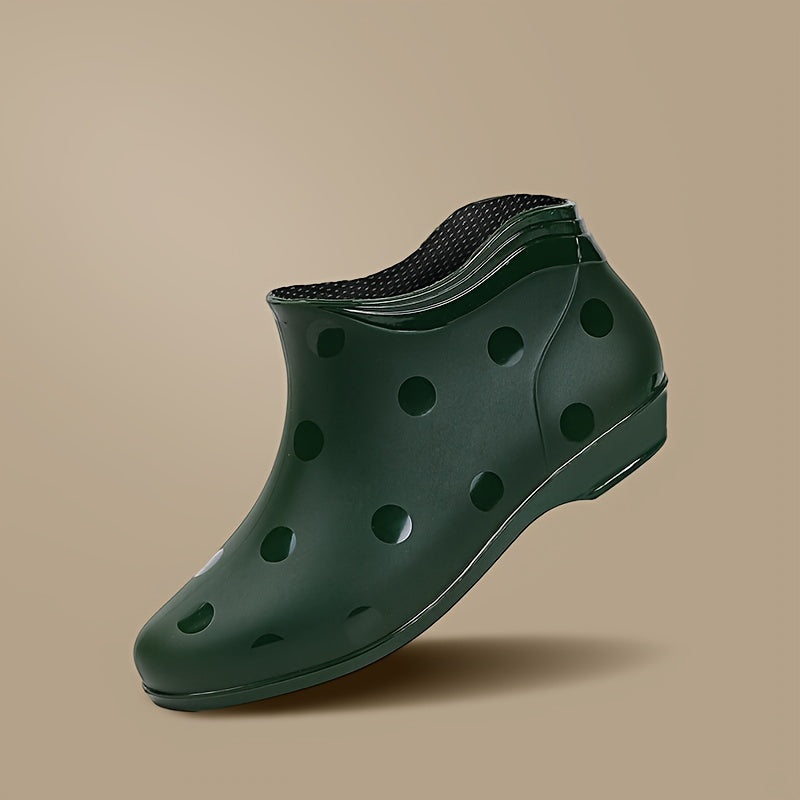 Women's Non-Slip Ankle Rain Boots Waterproof