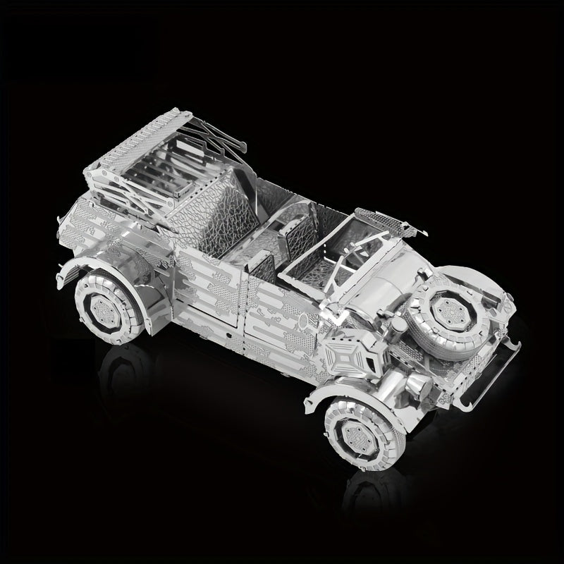 3D Metal Puzzle Model DIY Educational Off-road Vehicle Bucket Car