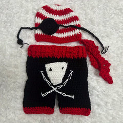 Newborn Boys Pirate Outfit for Photography