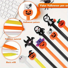 Halloween Novel Writing Pens & Colored Pencils Set