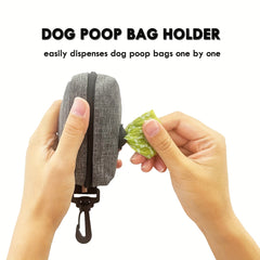 2 Pack Dog Poop Bag Holder Leash Attachment Dispenser