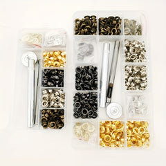 200/400pcs 5mm Hollow Metal Copper Eyelet Buckle for Clothing Bags Shoes