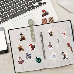 50pcs Anime Cartoon Stickers Laptop Water Bottle Luggage for Adults