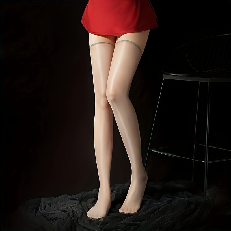 Sheer Mesh Thigh High Stockings Over The Knee Socks Women's Stockings