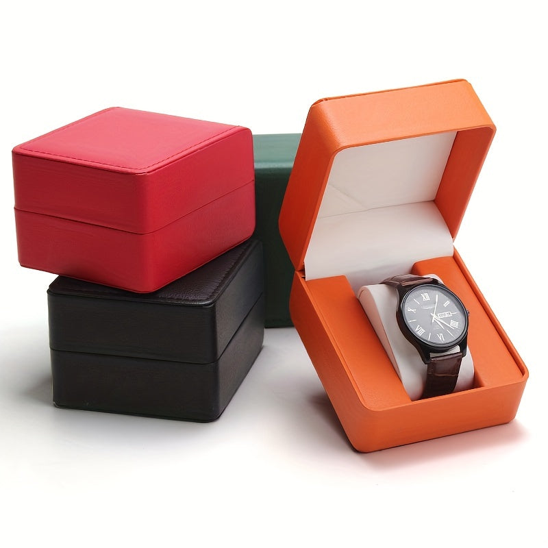 PU Leather Watch Storage Box Gift Packaging
