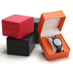 PU Leather Watch Storage Box Gift Packaging