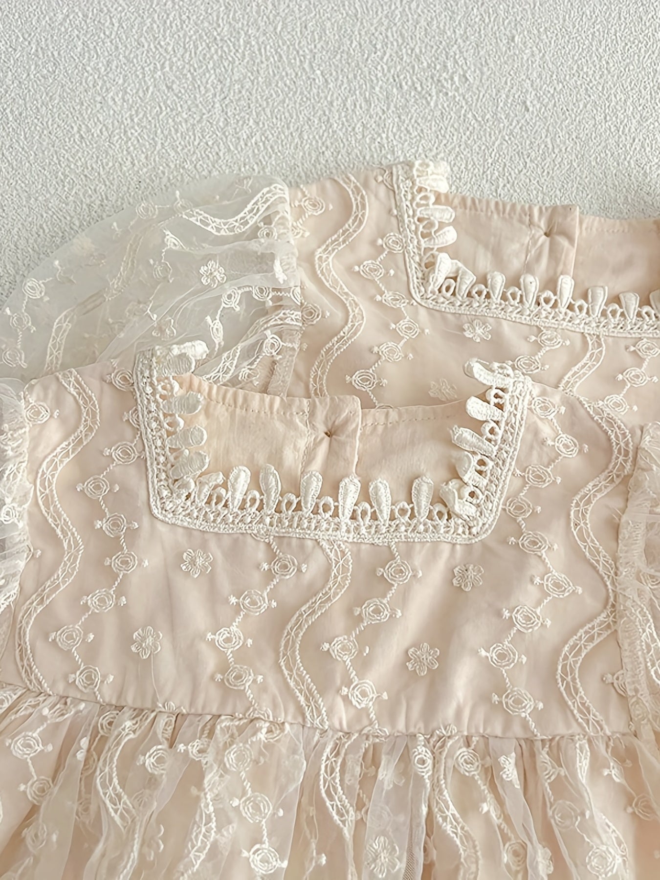 Toddler Girls' Lace Sweet Princess Dress For Party