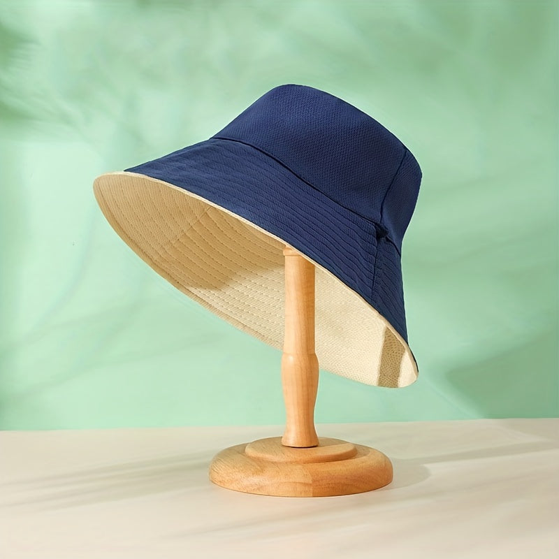 Foldable Wide Brim Sunshade Hat for Travel and Fishing