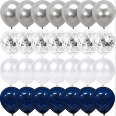 50pcs Colorful Confetti Balloon Set Wedding Birthday Anniversary