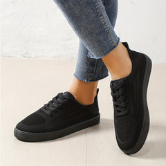 Women's Lace up Mesh Sneakers Lightweight Low Sports Shoes