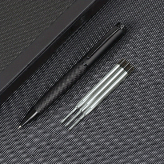 Metal Ballpoint Pen Texture with Refill for Business & Students