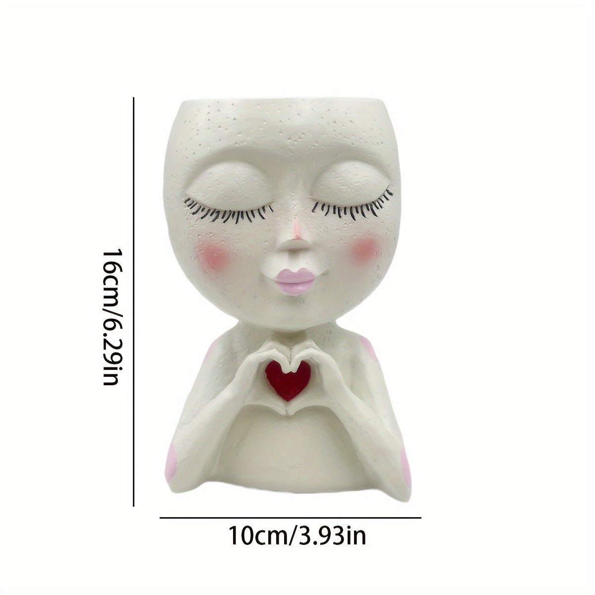 Creative Doll Flower Pot Personality Ornament Resin Flower Pot