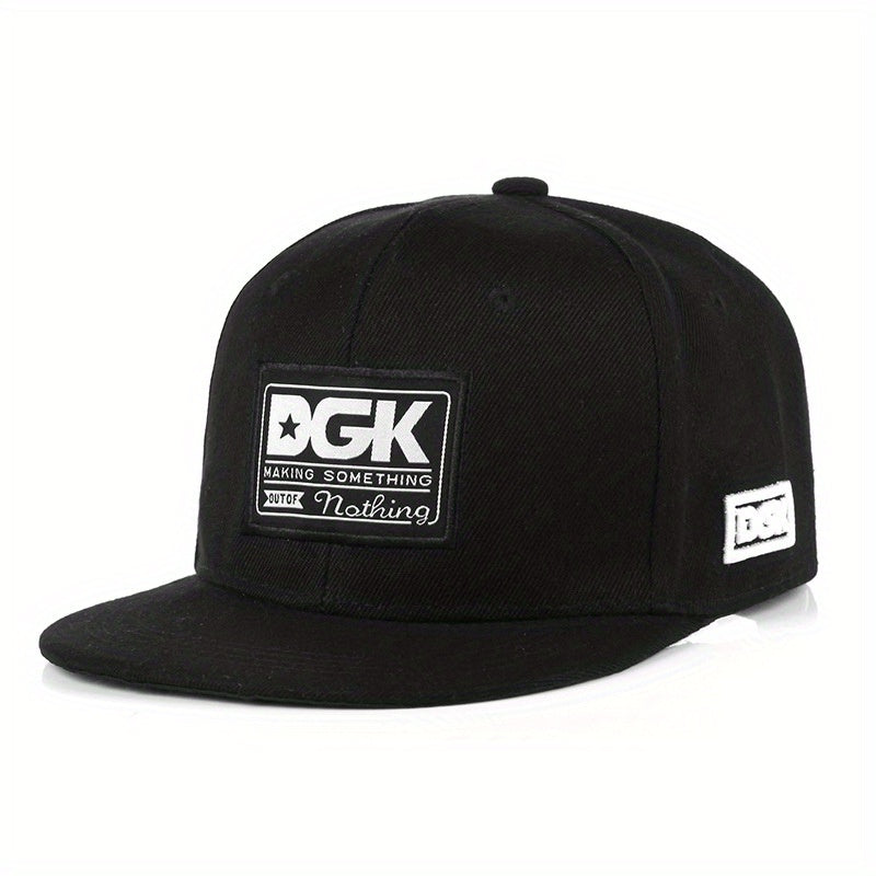 Hip Hop Baseball Cap Embroidered Flat Brim Sun Hat