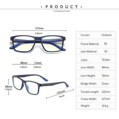 MAXJULI Kids Light Blocking Glasses 6606 for Boys & Girls