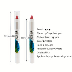 Long Lasting Sparkle Pearly Eyeshadow Pen Waterproof Smudge Proof Makeup Stick