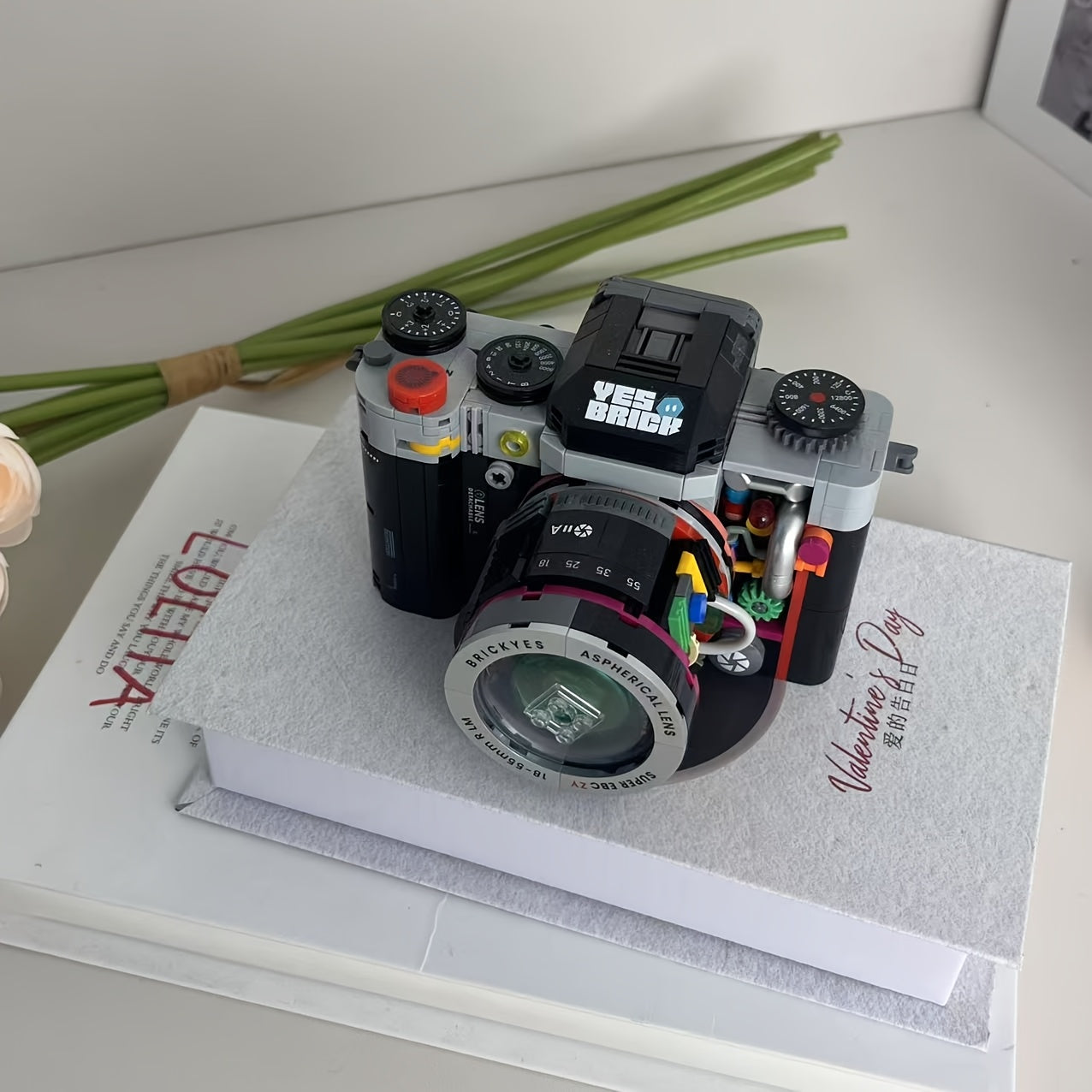 Camera DSLR Building Blocks Set for Home Decor