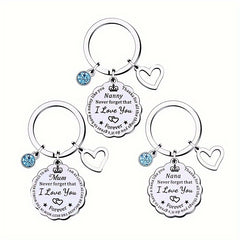 Never Forget That I Love You Keychain Pendant