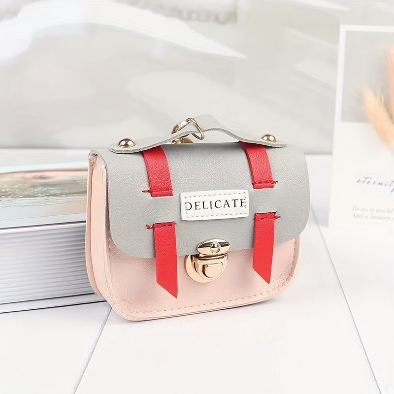 Girls Casual Stitch Mini Coin Purse Bag Wallet Holiday Party Gift