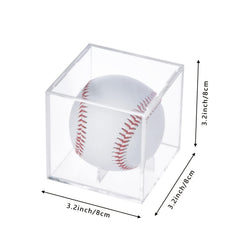 Transparent Baseball Display Case Less Than 3 2 3 2 3 2inch