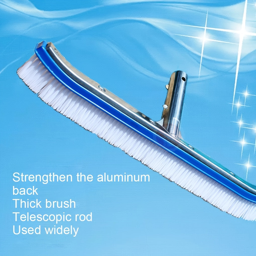 Heavy Duty Pool Brush with Nylon Bristles - Pool Wall Cleaner