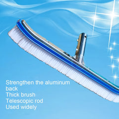 Heavy Duty Pool Brush with Nylon Bristles - Pool Wall Cleaner
