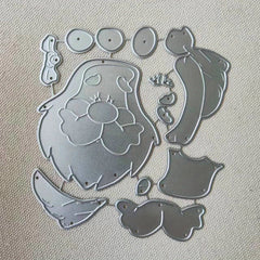 1pc Christmas Santa Claus Metal Cutting Dies Stencil Artistic Paper Embossing