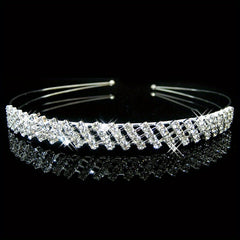 Sparkling Rhinestone Headband for Party Performance - Girls Gift