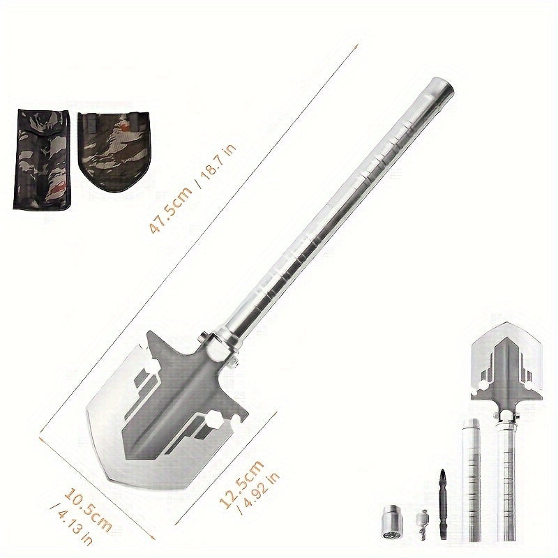 Multifunctional Outdoor Engineer Shovel Field Survival Camping Equipment