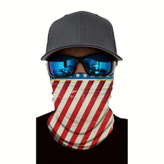 Vintage Line Bandana Outdoor Sports Scarf UV Protection Face Mask