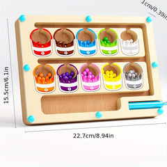 Wooden Bead Maze Toy for Kids, Educational Puzzle Game