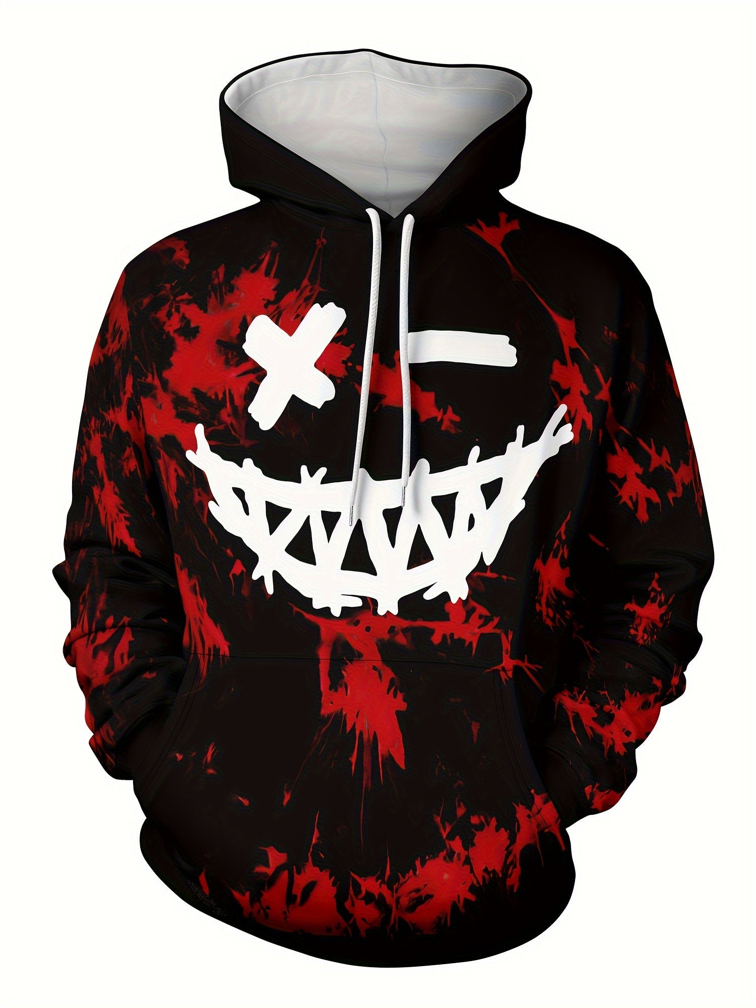 Grimace Print Hoodies For Men Graphic Hoodie With Kangaroo Pocket