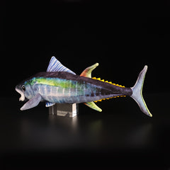 BLUESLEMON Tuna Plush Toy Realistic Ocean Themed Stuffed Animal