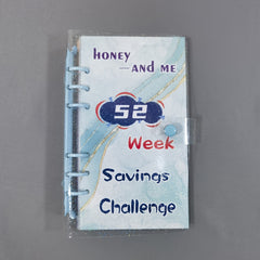 52 Weeks Couple Challenge Savings Handbook Cash Envelope Binder Book