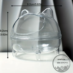 Hamster Sand Bath Bathroom Small Animal Toilet Large Space Shower Room