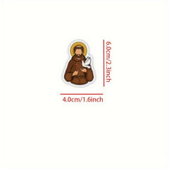 55pcs Monk Series Cartoon Vinyl Stickers for Water Bottles Laptops