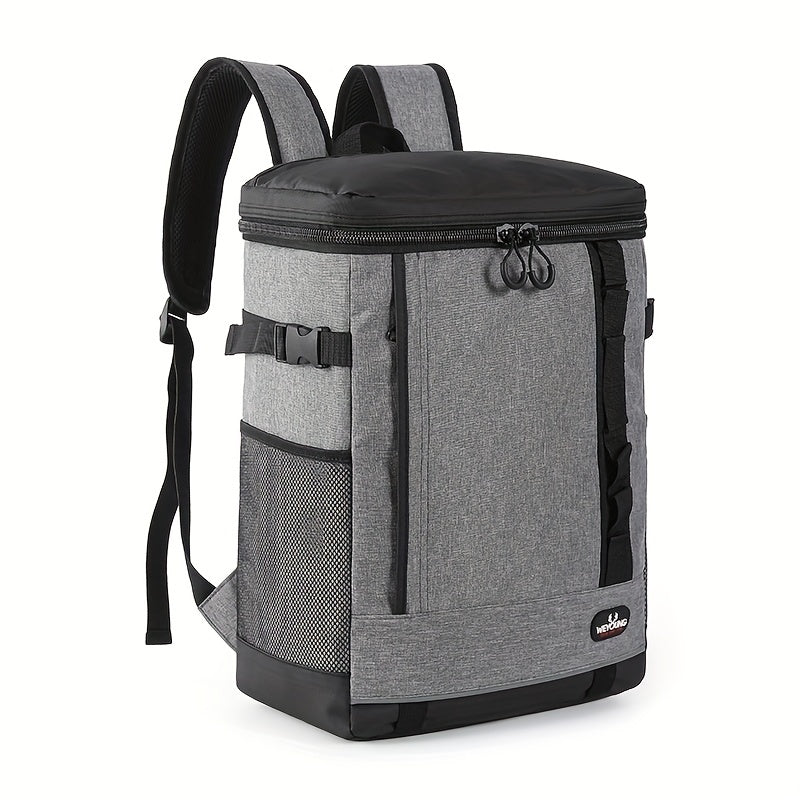 Large Capacity Red Wine Insulated Backpack for Outdoor Picnics