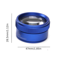 30X Magnifier Glass Portable Pocket Electronics High Magnification Jewellers Lou