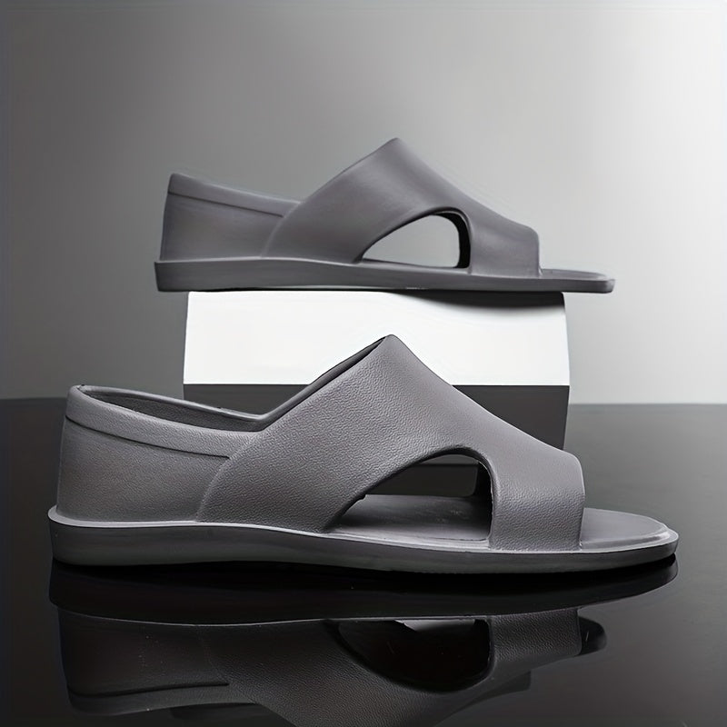 Men's High Heels Sandals Quick Dry Open Toe Beach Shoes