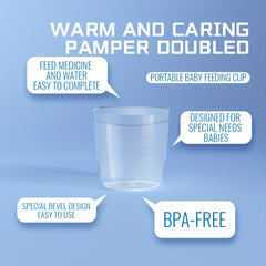35ML Reusable Baby Feeding Cup Water Medicine Measuring
